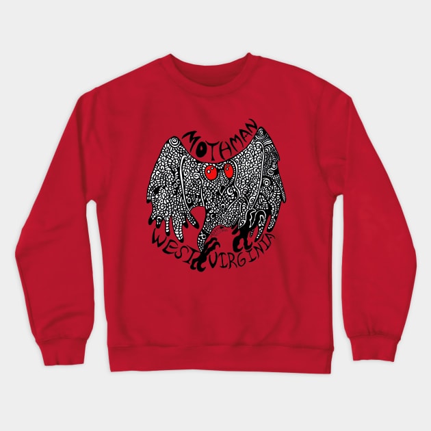 Mothman Crewneck Sweatshirt by NocturnalSea